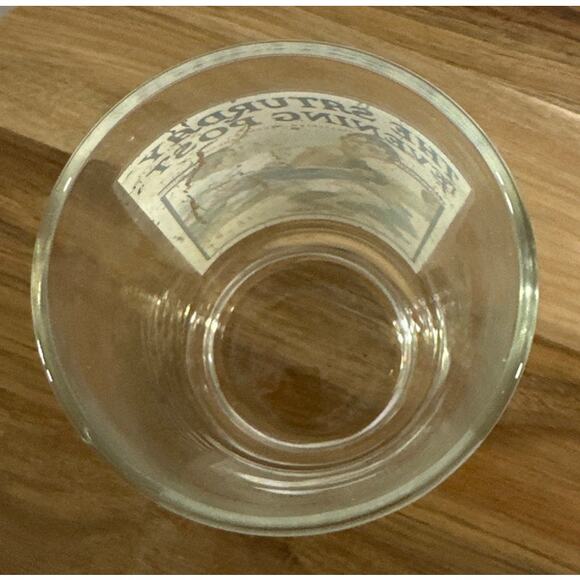 Vintage Norman Rockwell Saturday Evening Post No Swimming Glass Arby's 1987 - Picture 3 of 4